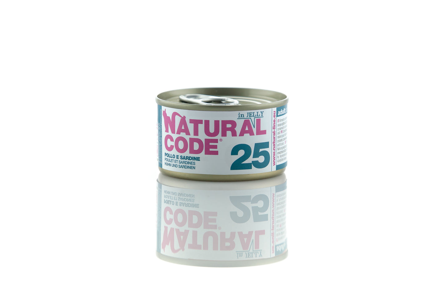 Natural Code Gatto - 25 - Pollo e sardine, 85 g