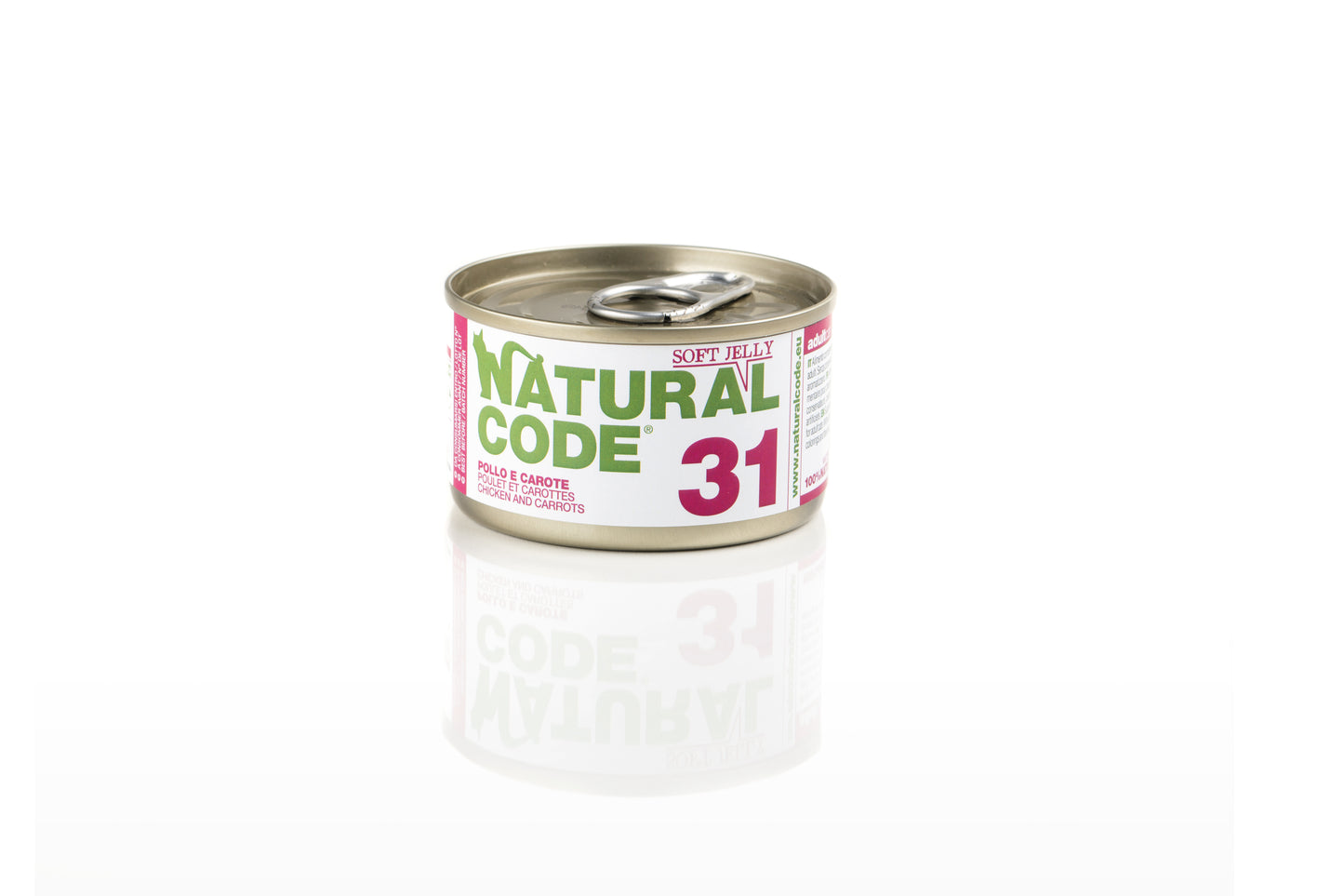 Natural Code Gatto - 31 - Pollo, amaranto e carote, 85 g