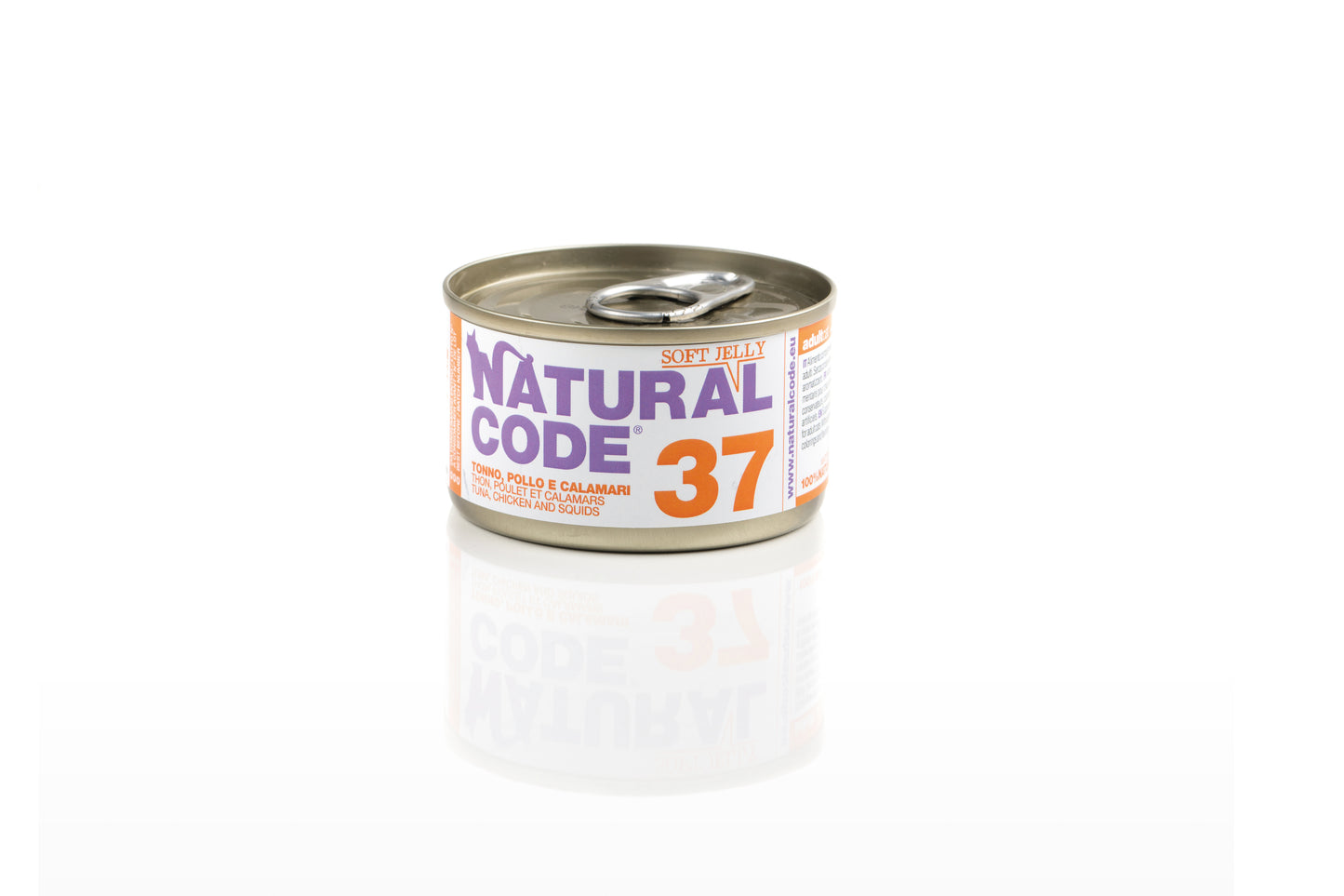Natural Code Gatto - 37 - Tonno, pollo e calamari, 85 g