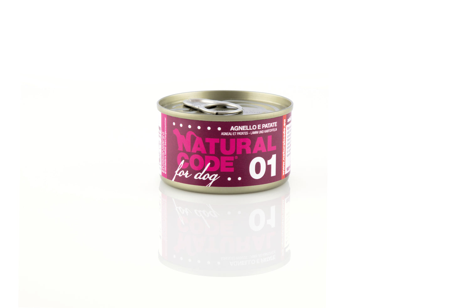 Natural Code Cane - 01 - Agnello e patate, 90 g