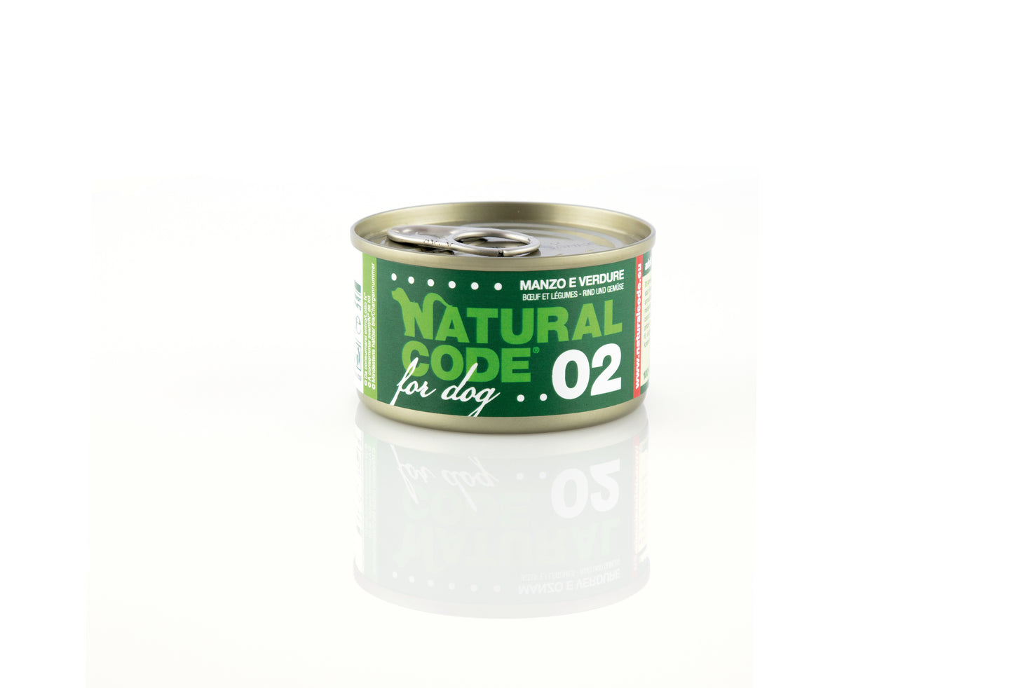 Natural Code Cane - 02 - Manzo e verdure, 90 g