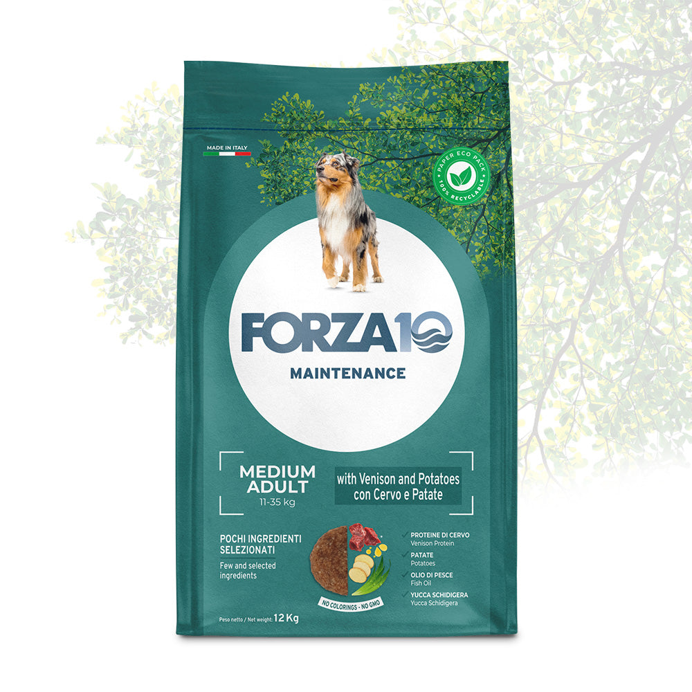 Forza10 Cani - Maintenance Medium Adult cervo e patate - Crocchette