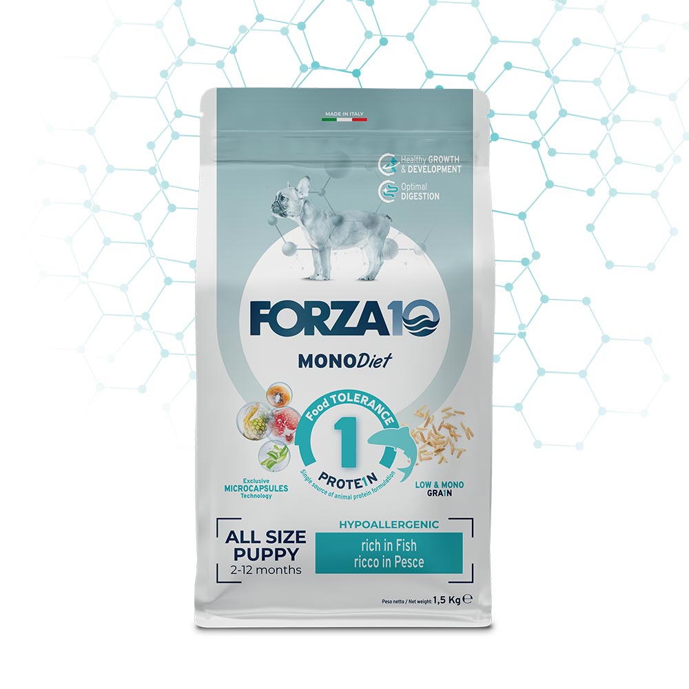 Forza10 Cani - Monodiet All Size Puppy, pesce - Crocchette