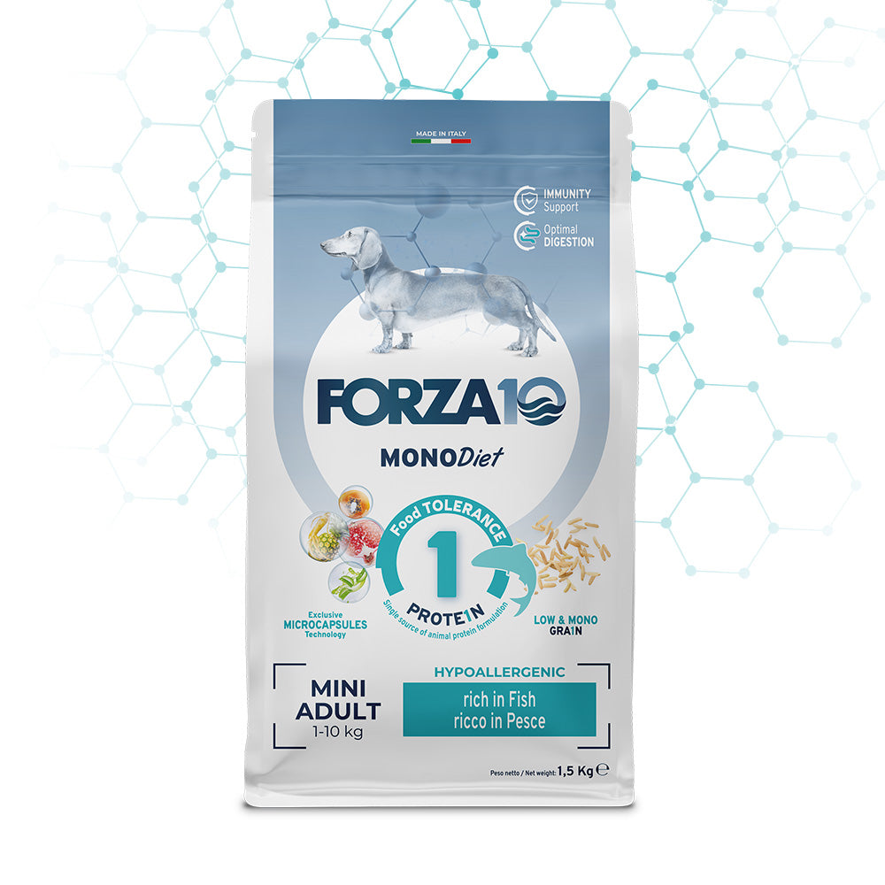 Forza10 Cani - Monodiet Mini Adult, pesce - Crocchette