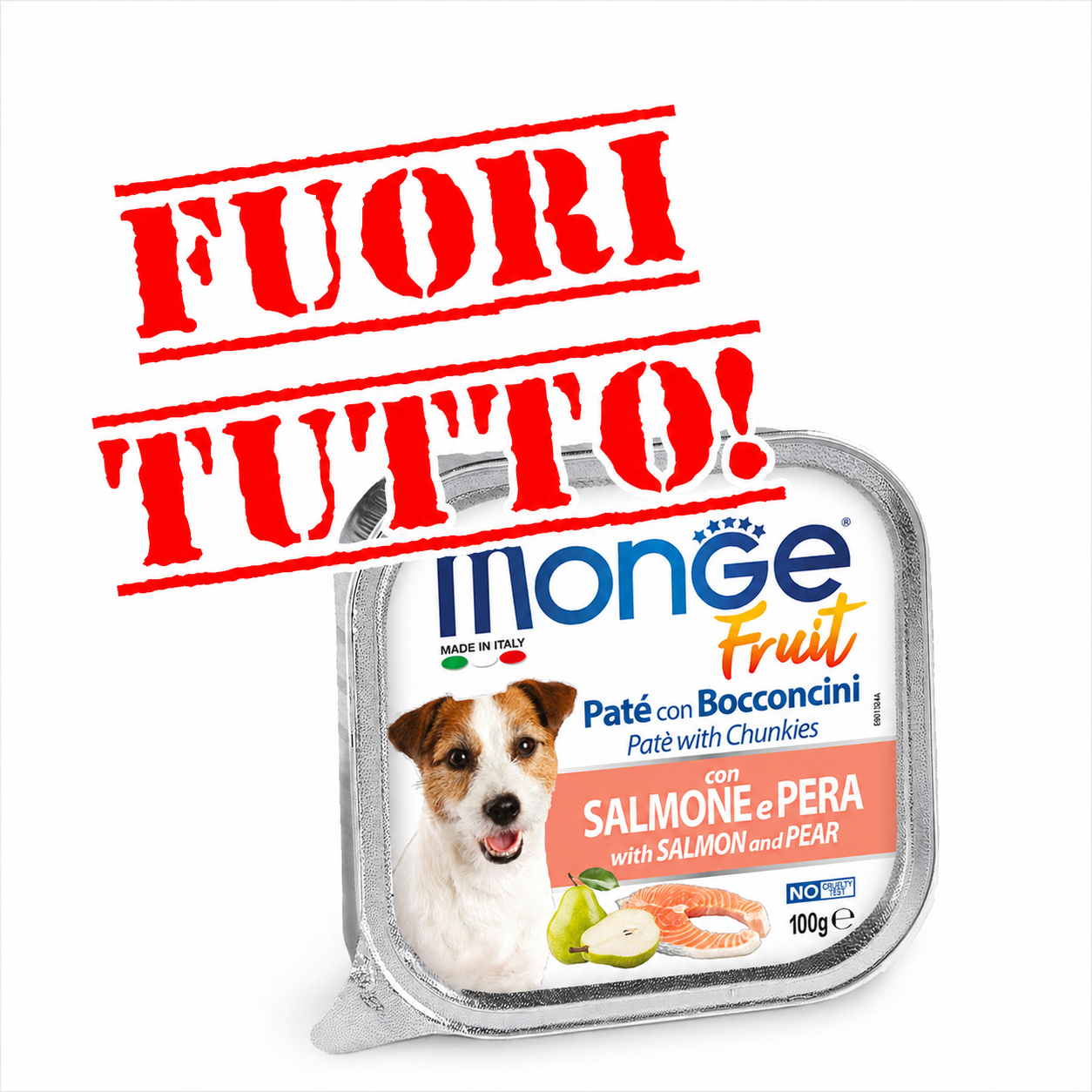 Monge - Fruit Paté - Salmone e pera, 100 g