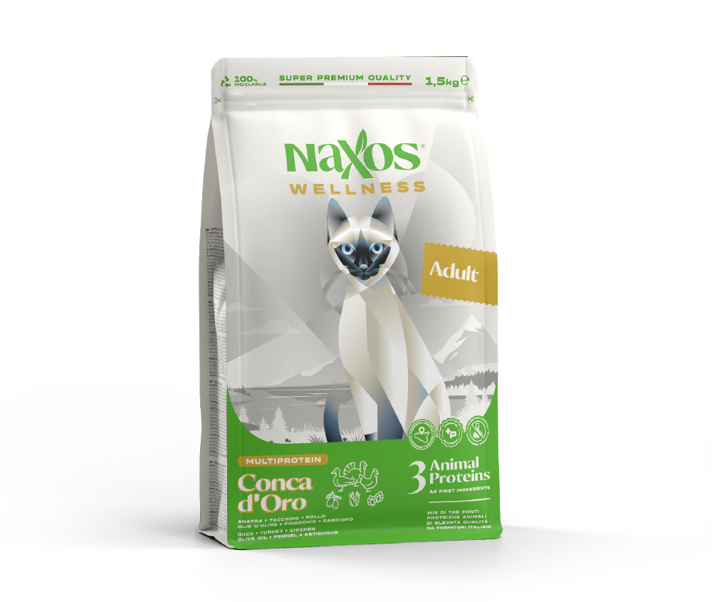 Naxos Gatti Adulti - Crocche "Conca D'Oro" (anatra, tacchino, pollo)