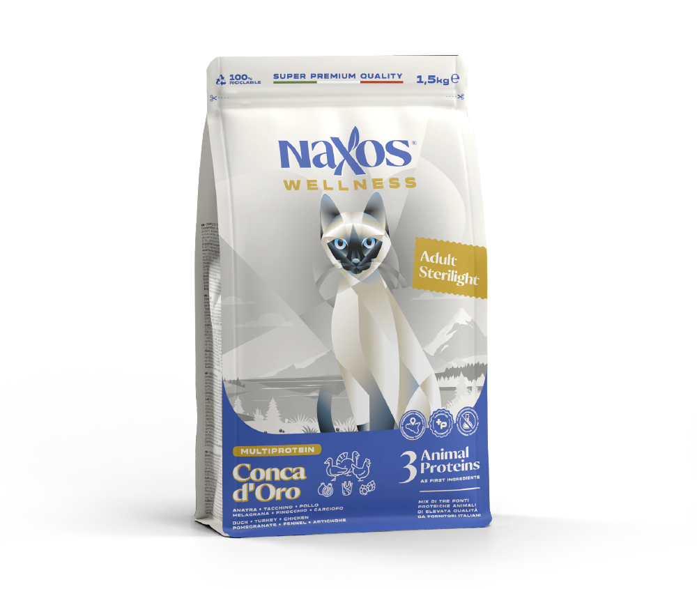 Naxos Gatti Sterilight - Crocche "Conca D'Oro" (anatra, tacchino, pollo)