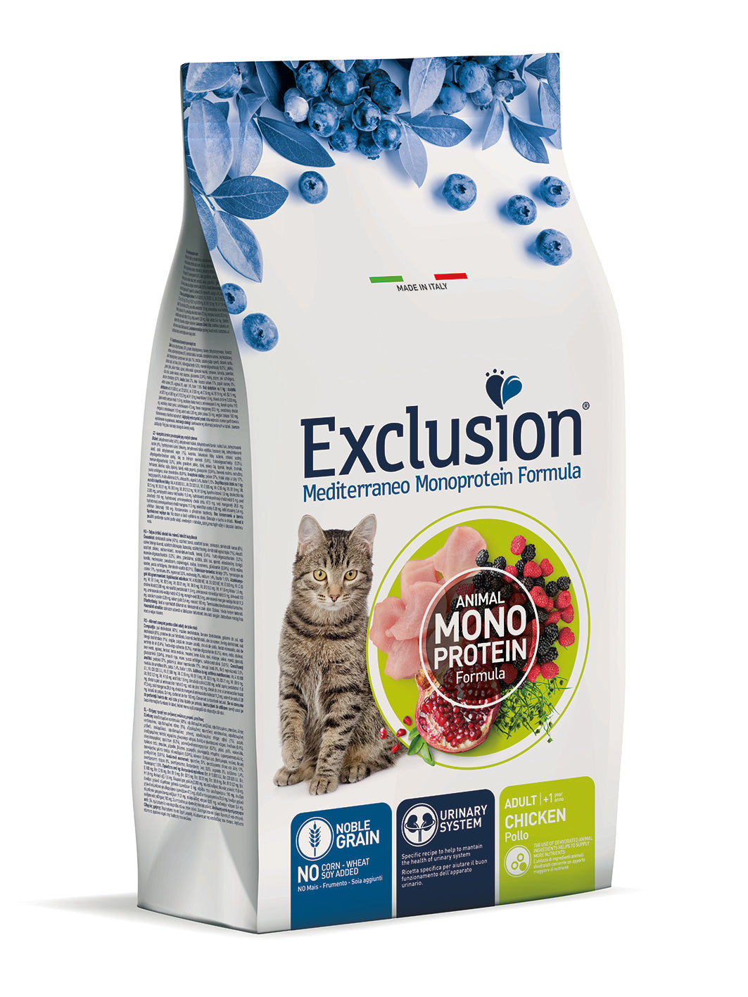 Exclusion Mediterraneo Gatto Adult Pollo – Secco , tutte le razze