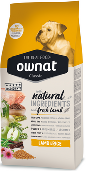 Ownat Cane - Classic Lamb&Rice - Crocchette (agnello, multiformato)
