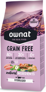 Ownat Gatto - Grain Free Prime Sterilized - Crocchette (multiformato)