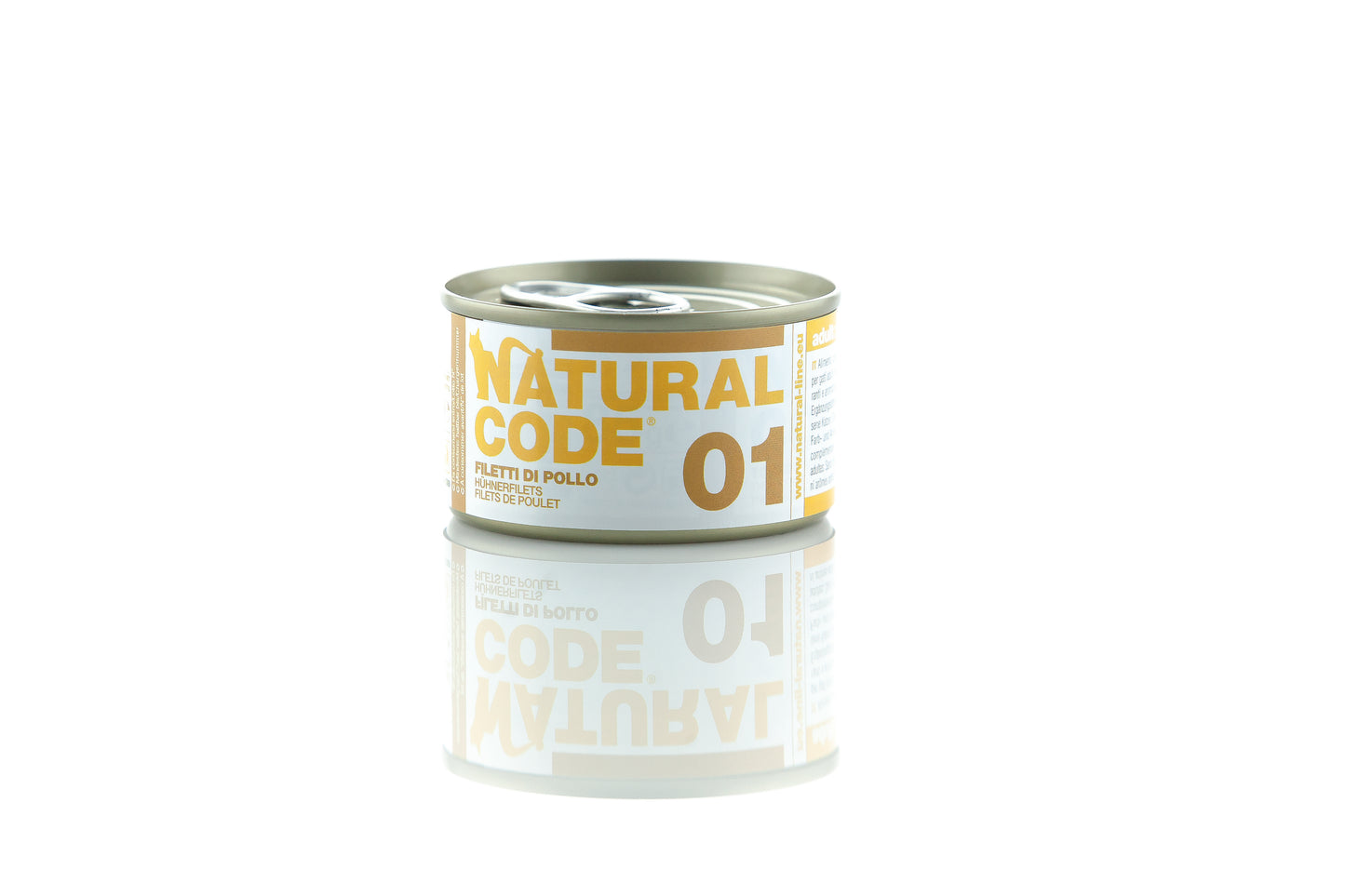 Natural Code Gatto - 01 - Filetti di pollo, 85 g