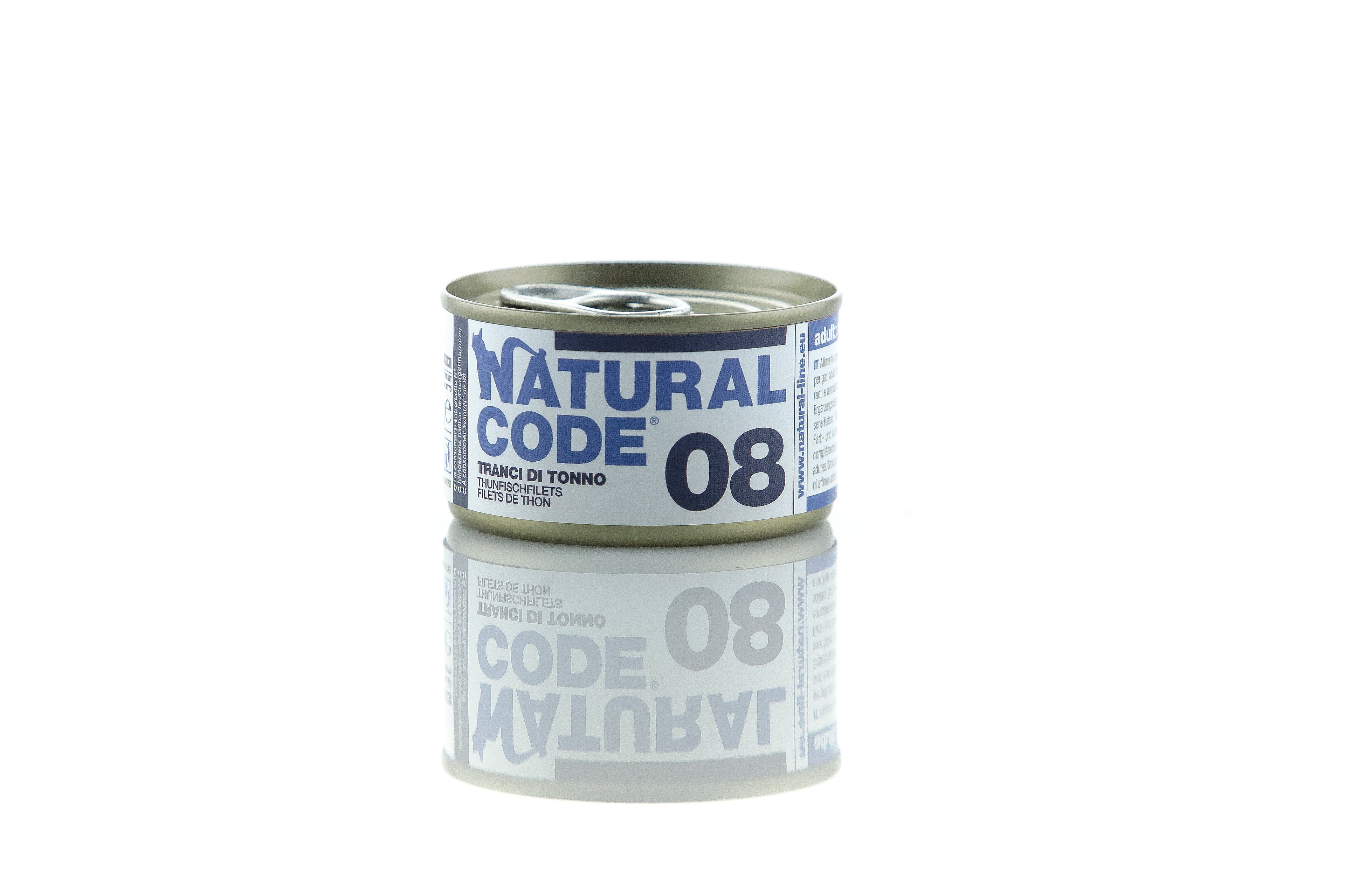Natural Code Gatto - 08 - Tranci di tonno, 85 g