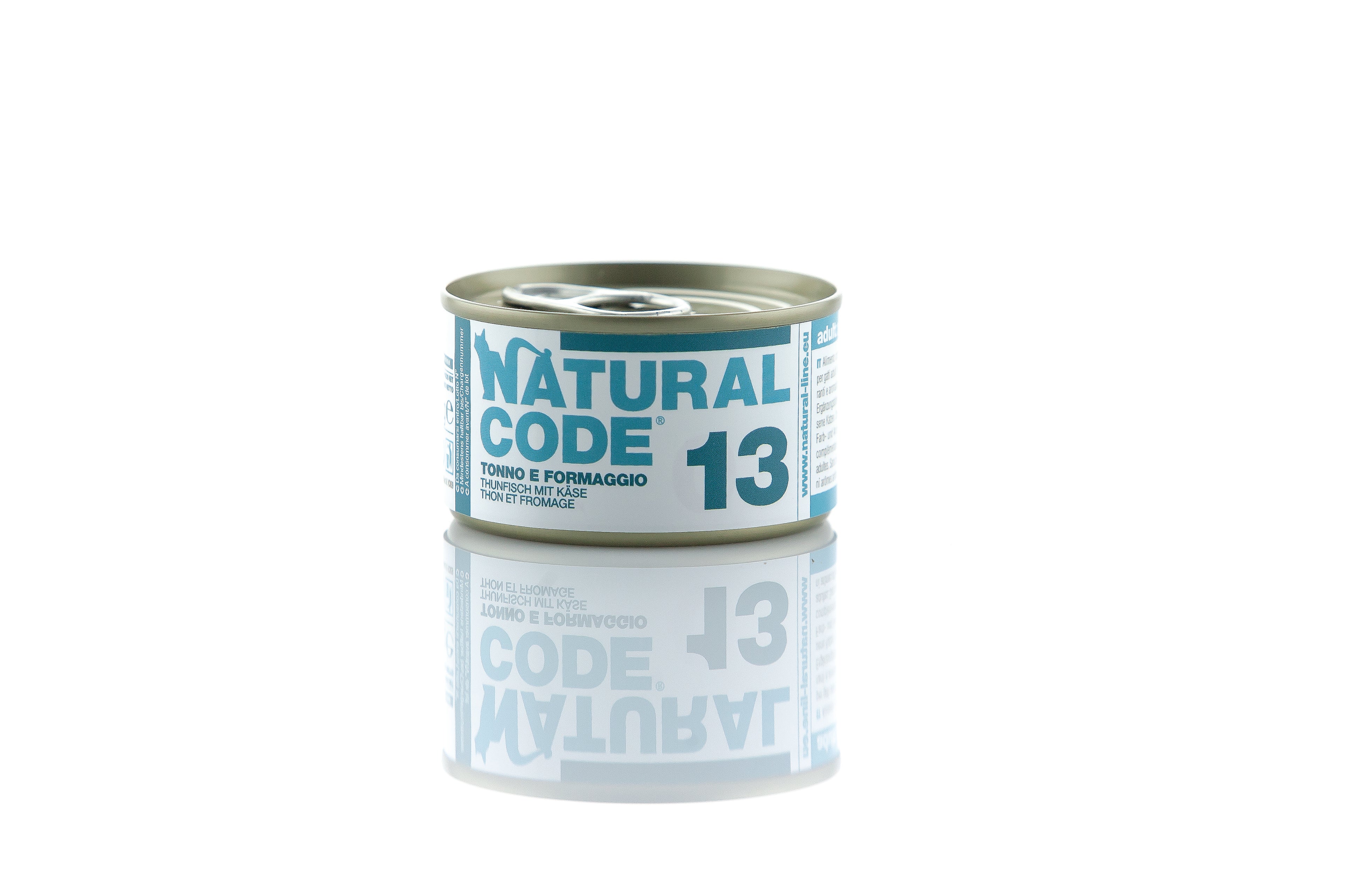 Natural Code Gatto - 13 - Tonno e formaggio, 85 g
