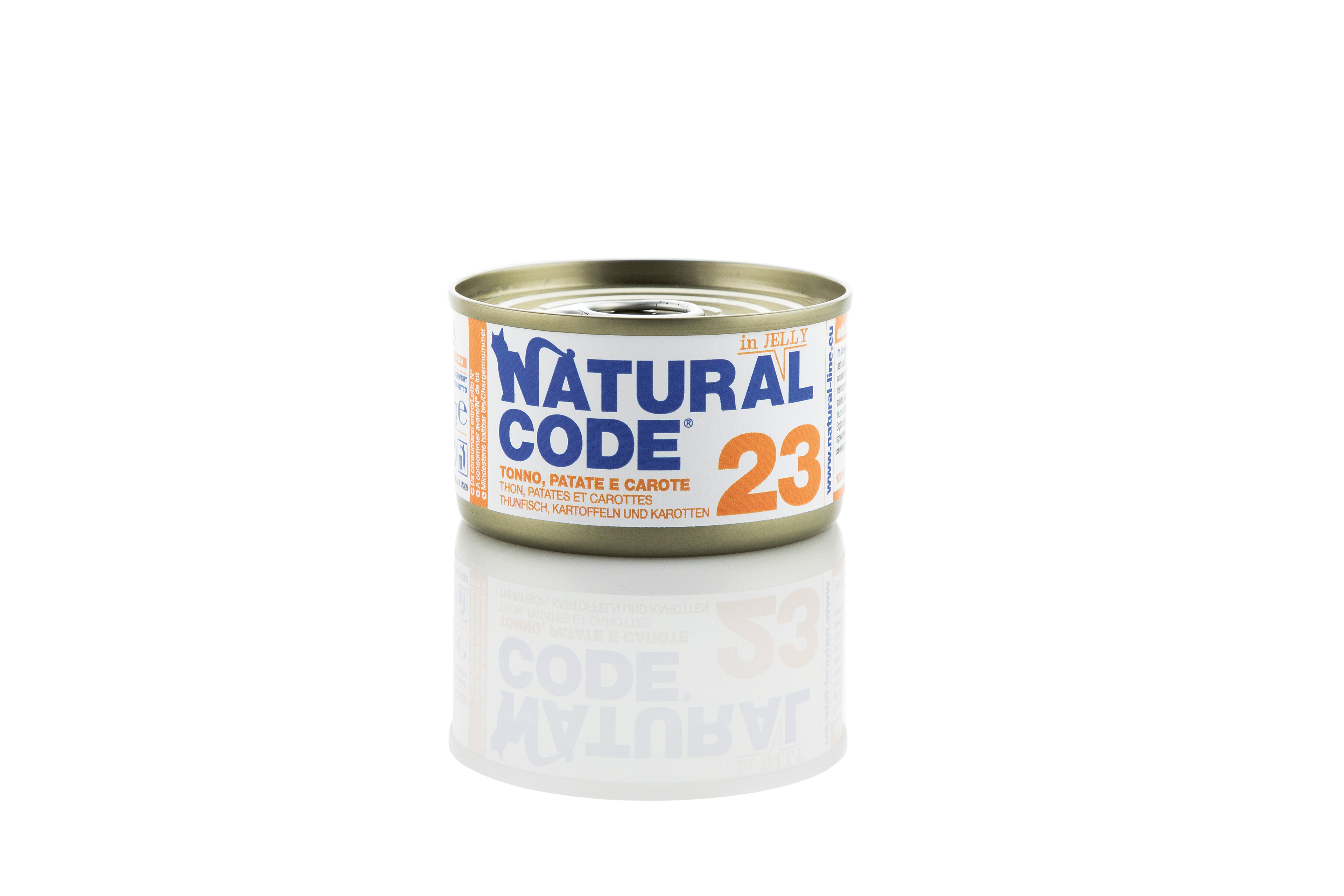 Natura Code Gatto - 23 - Tonno, patate e carote, 85 g