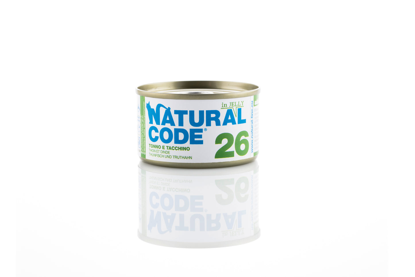 Natural Code Gatto - 26 - Tonno e tacchino, 85 g