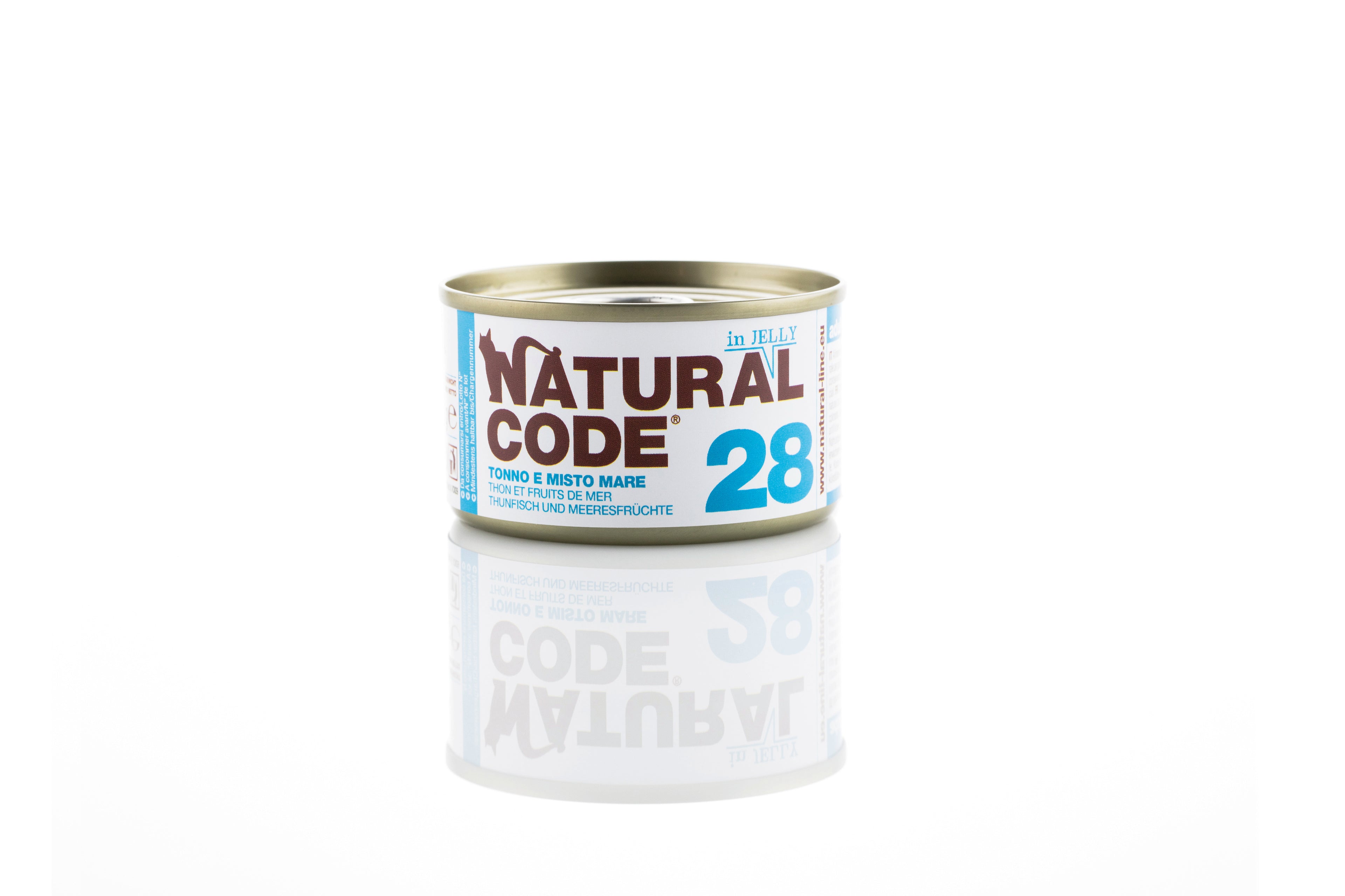 Natural Code Gatto - 28 - Tonno e misto mare, 85 g