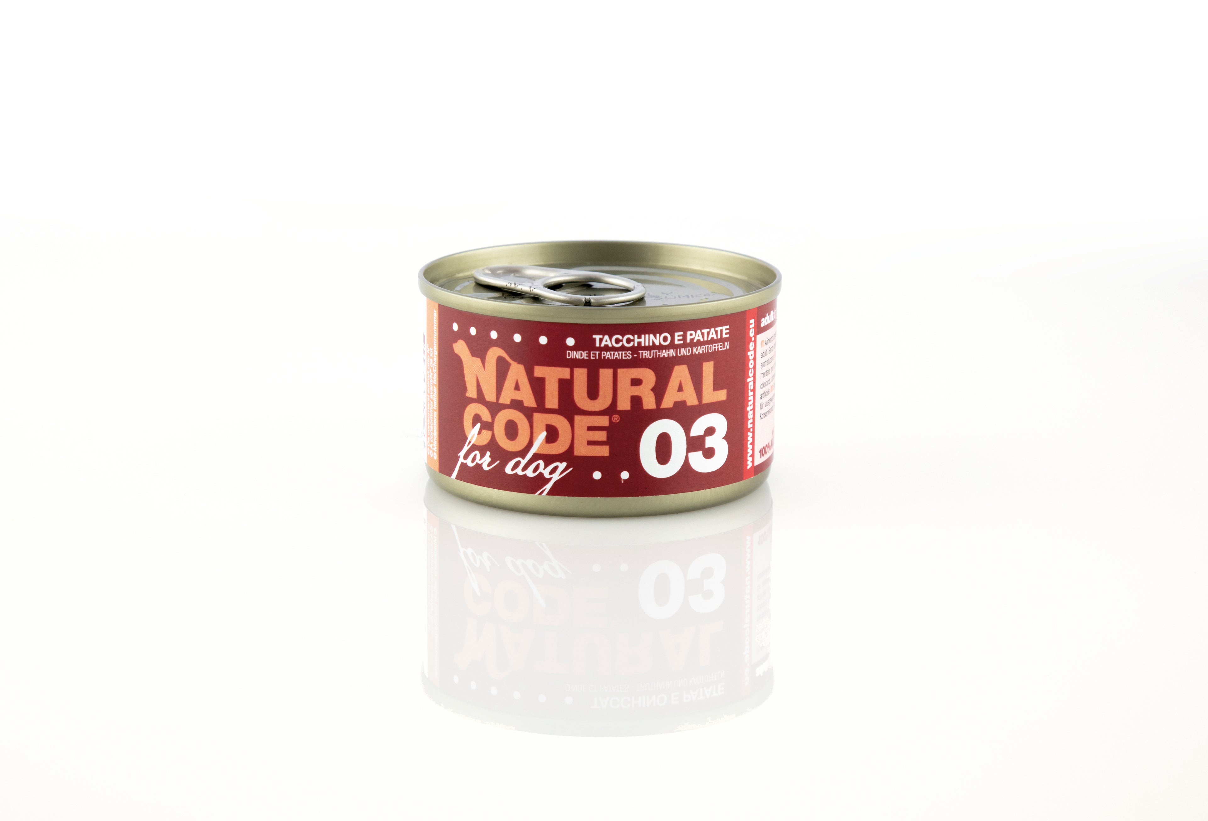 Natural Code Cane - 03 - Tacchino e patate, 90 g