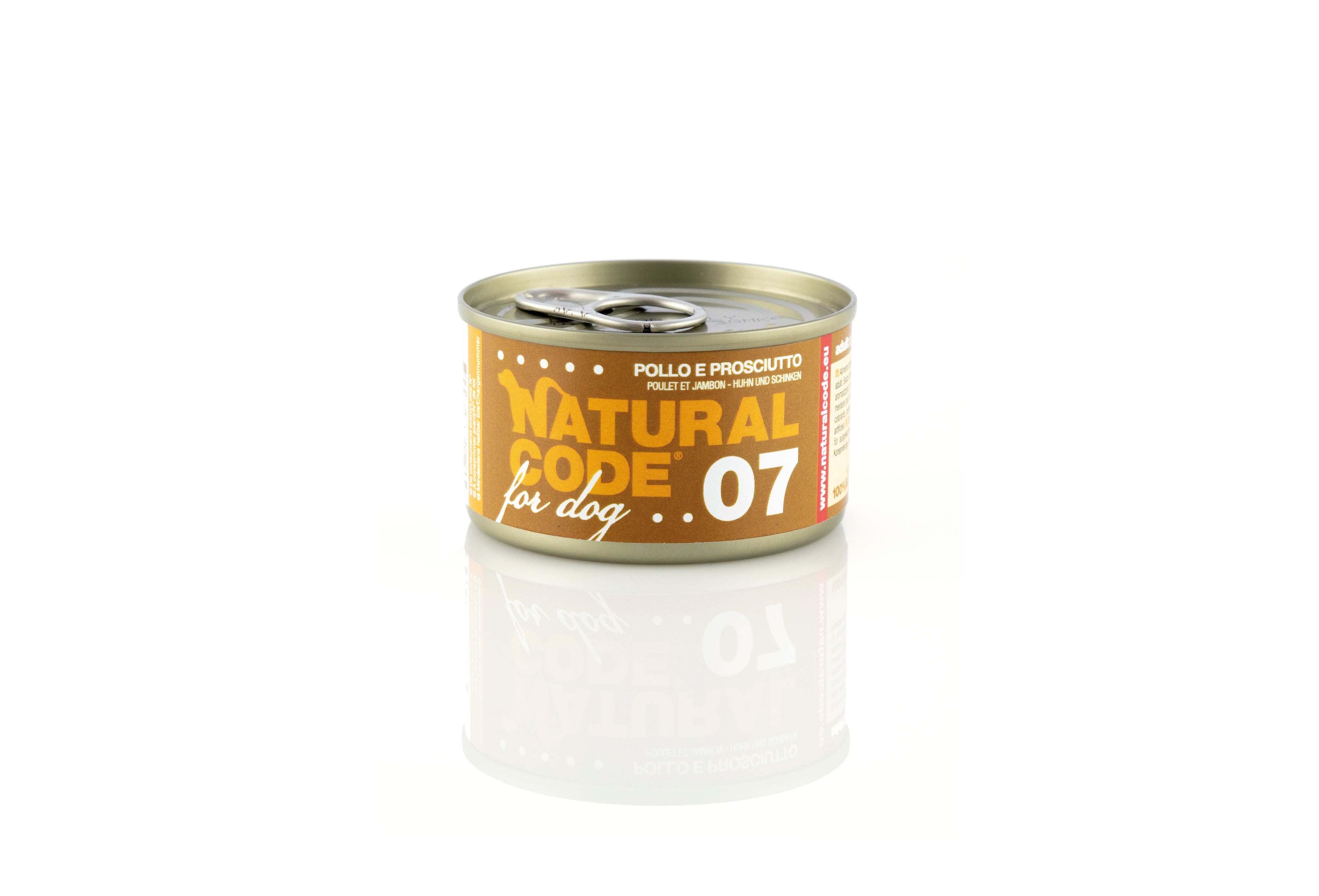 Natural Code Cane - 07 - Pollo e prosciutto, 90 g