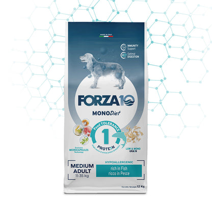 Forza10 Cani - Monodiet Medium Adult pesce - Crocchette
