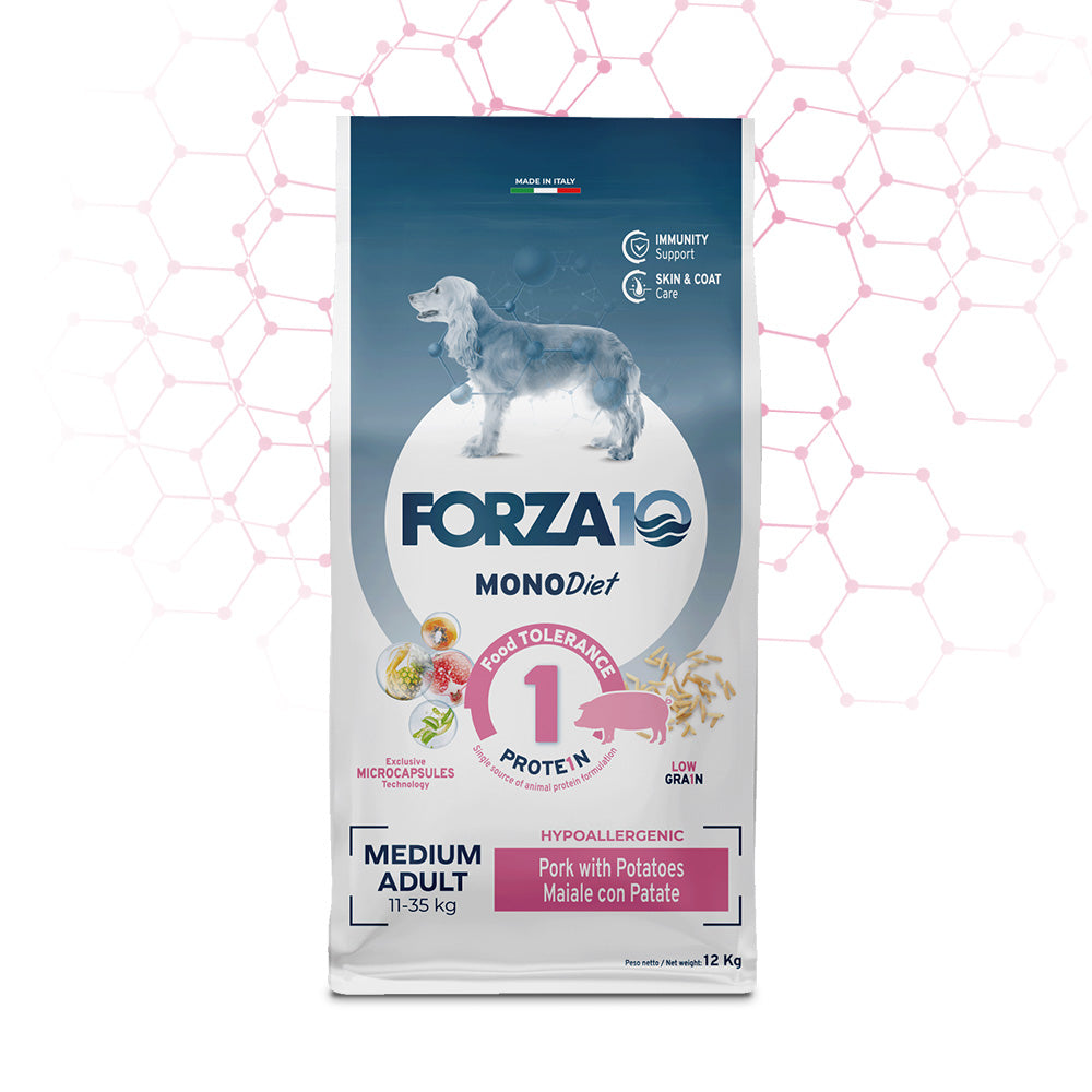 Forza10 Cani - Monodiet Medium Adult - Maiale e patate