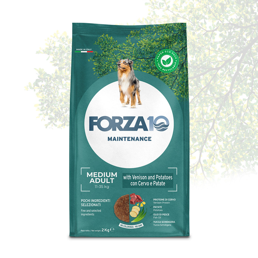 Forza10 Cani - Maintenance Medium Adult cervo e patate - Crocchette