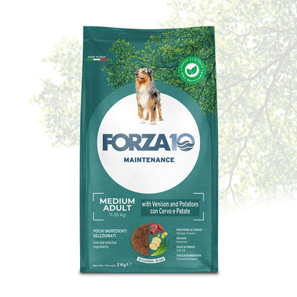 Forza10 Cani - Maintenance Medium Adult cervo e patate - Crocchette