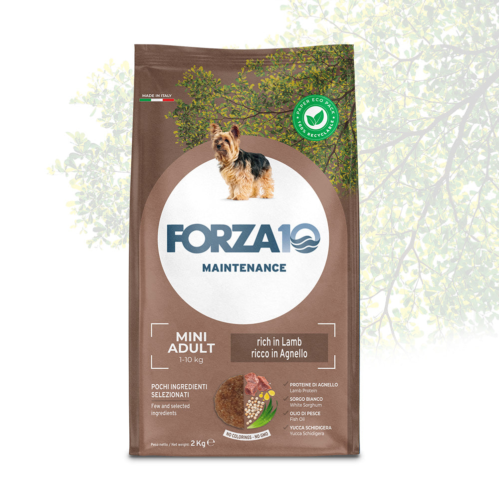 Forza10 Cani - Maintenance Mini Adult, agnello - Crocchette