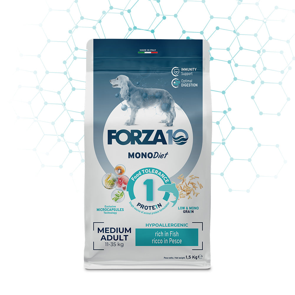 Forza10 Cani - Monodiet Medium Adult pesce - Crocchette