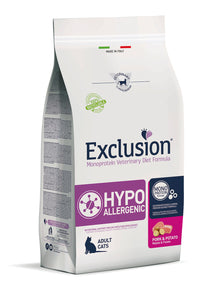 Exclusion Diet Gatto – Hypoallergenic – Maiale e patata – Secco