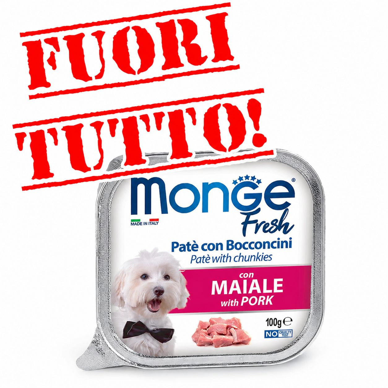 Monge - Fresh Paté - Maiale, 100 g