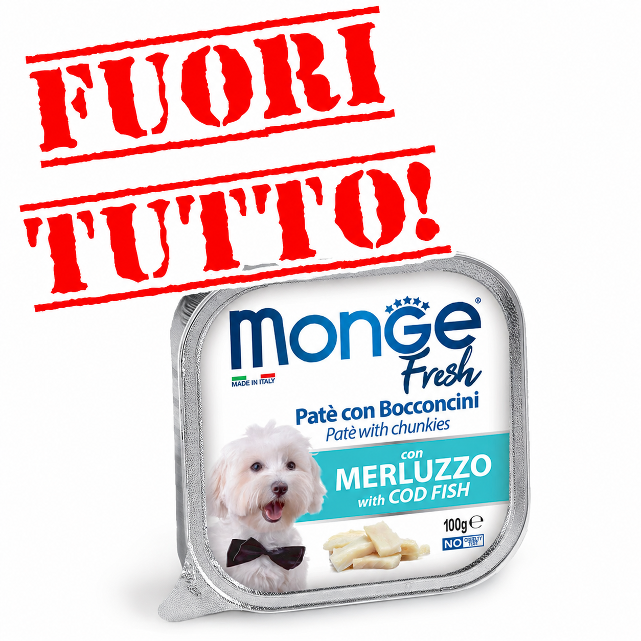 Monge - Fresh Paté - Merluzzo, 100 g