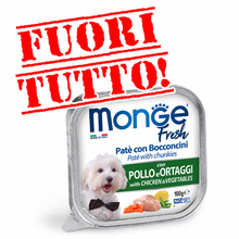 Monge - Fresh Paté - Pollo e ortaggi, 100 g
