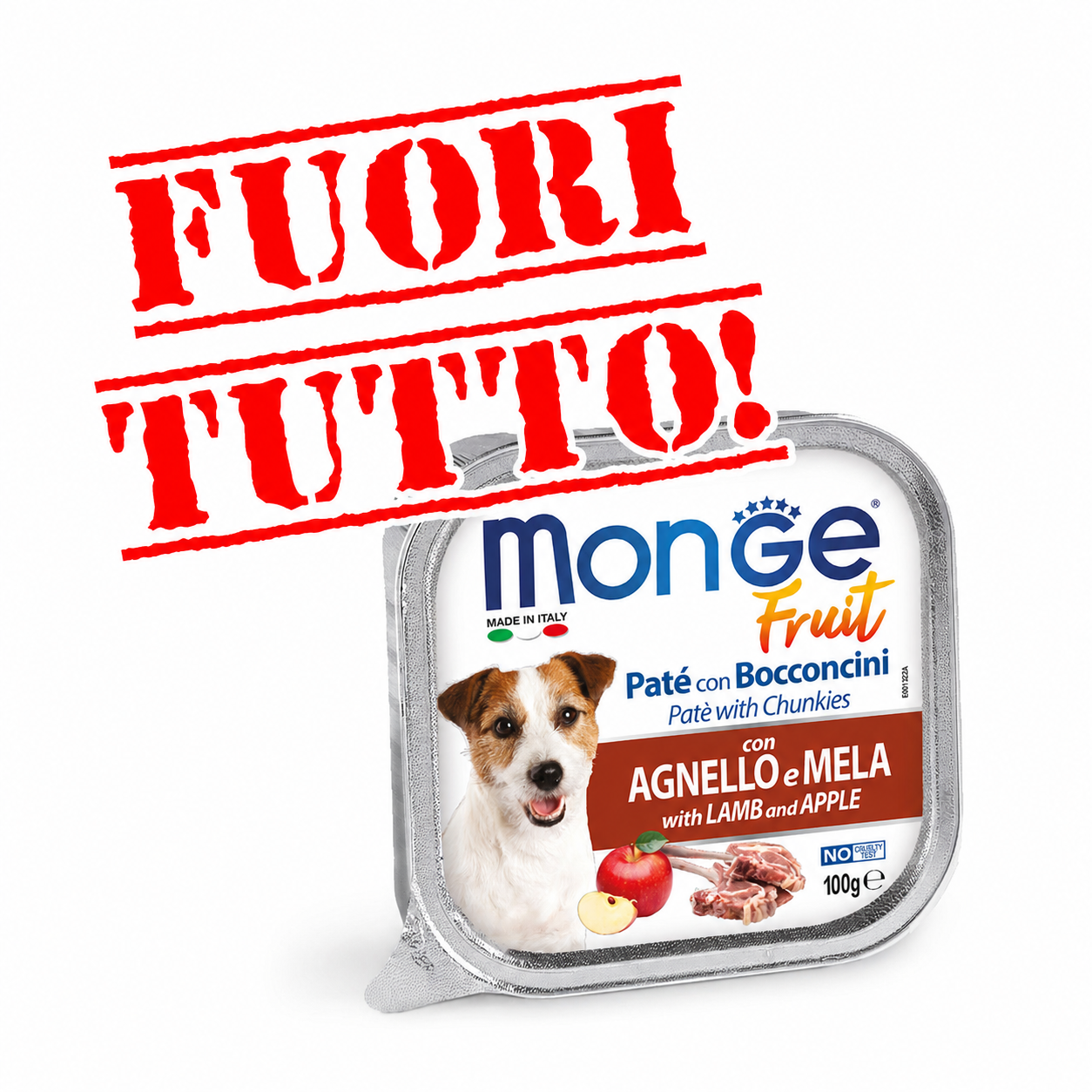Monge - Fruit Paté - Agnello e mela, 100 g