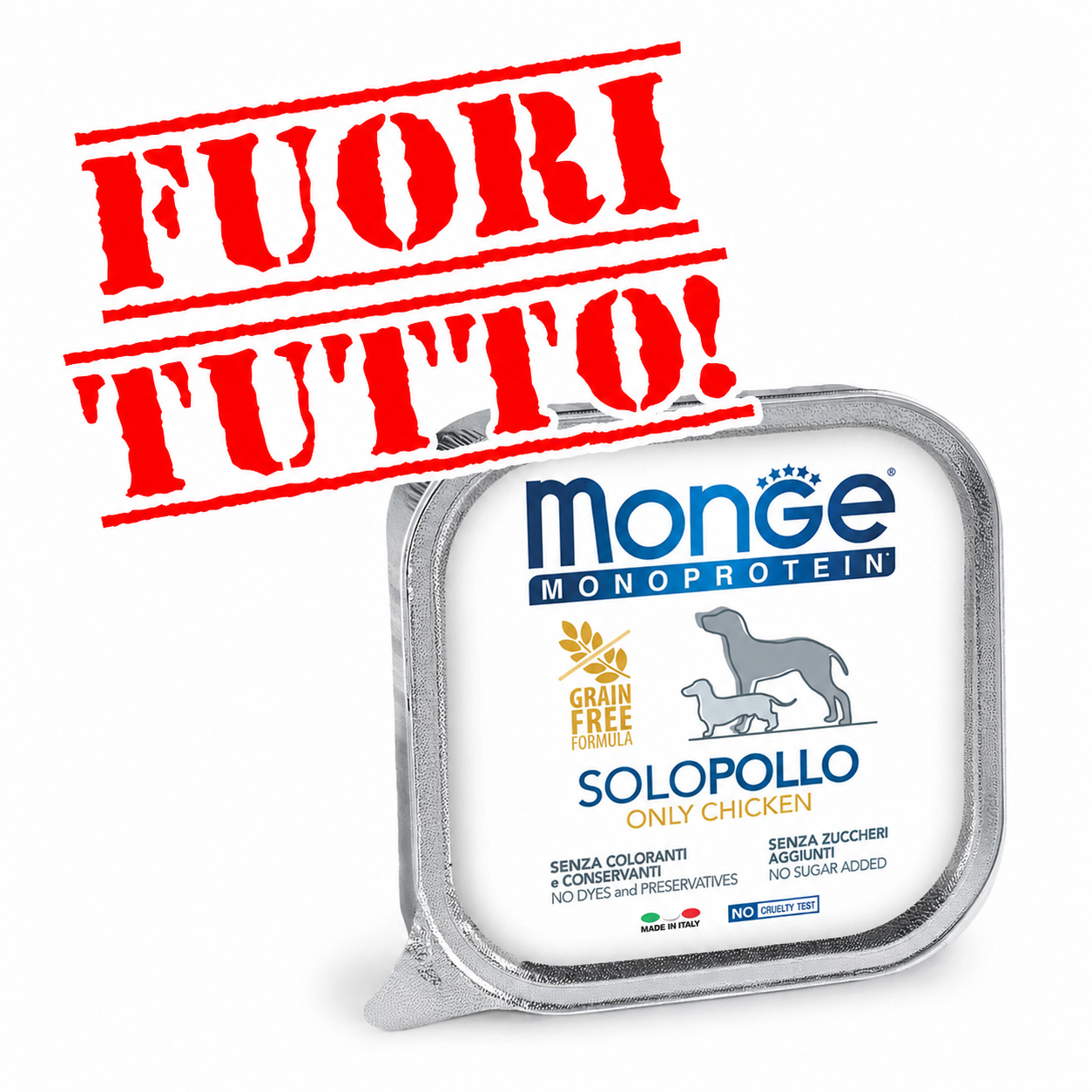 Monge - Paté solo pollo, 150 g