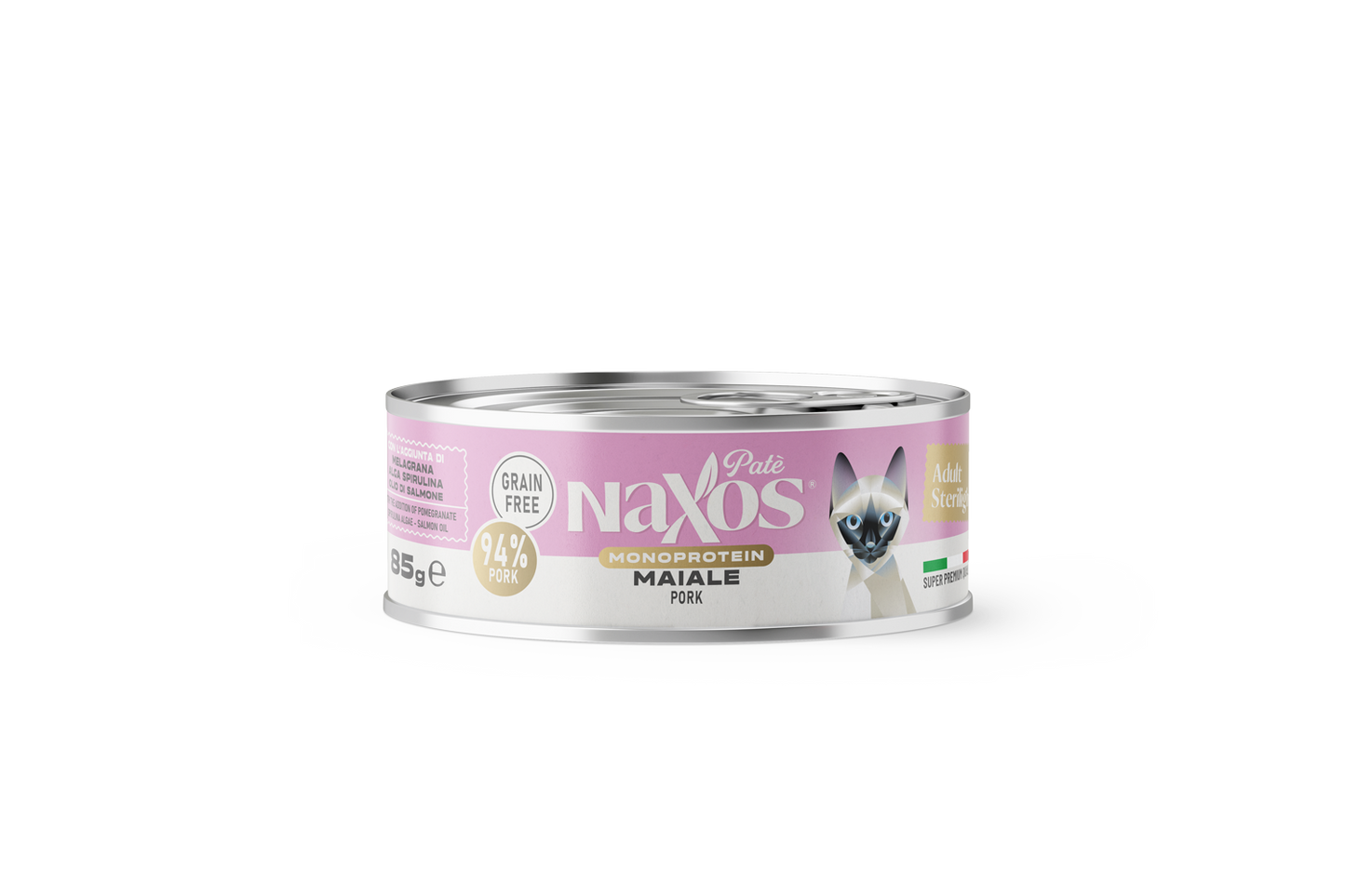 Naxos Gatti Sterilight Monoprotein - Paté con maiale, 85 g