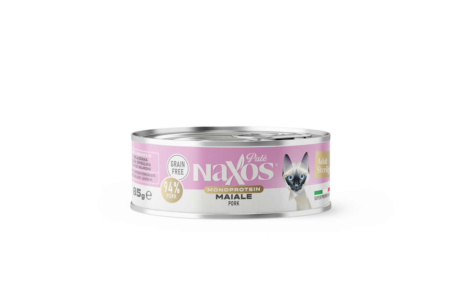 Naxos Gatti Sterilight Monoprotein - Paté con maiale, 85 g