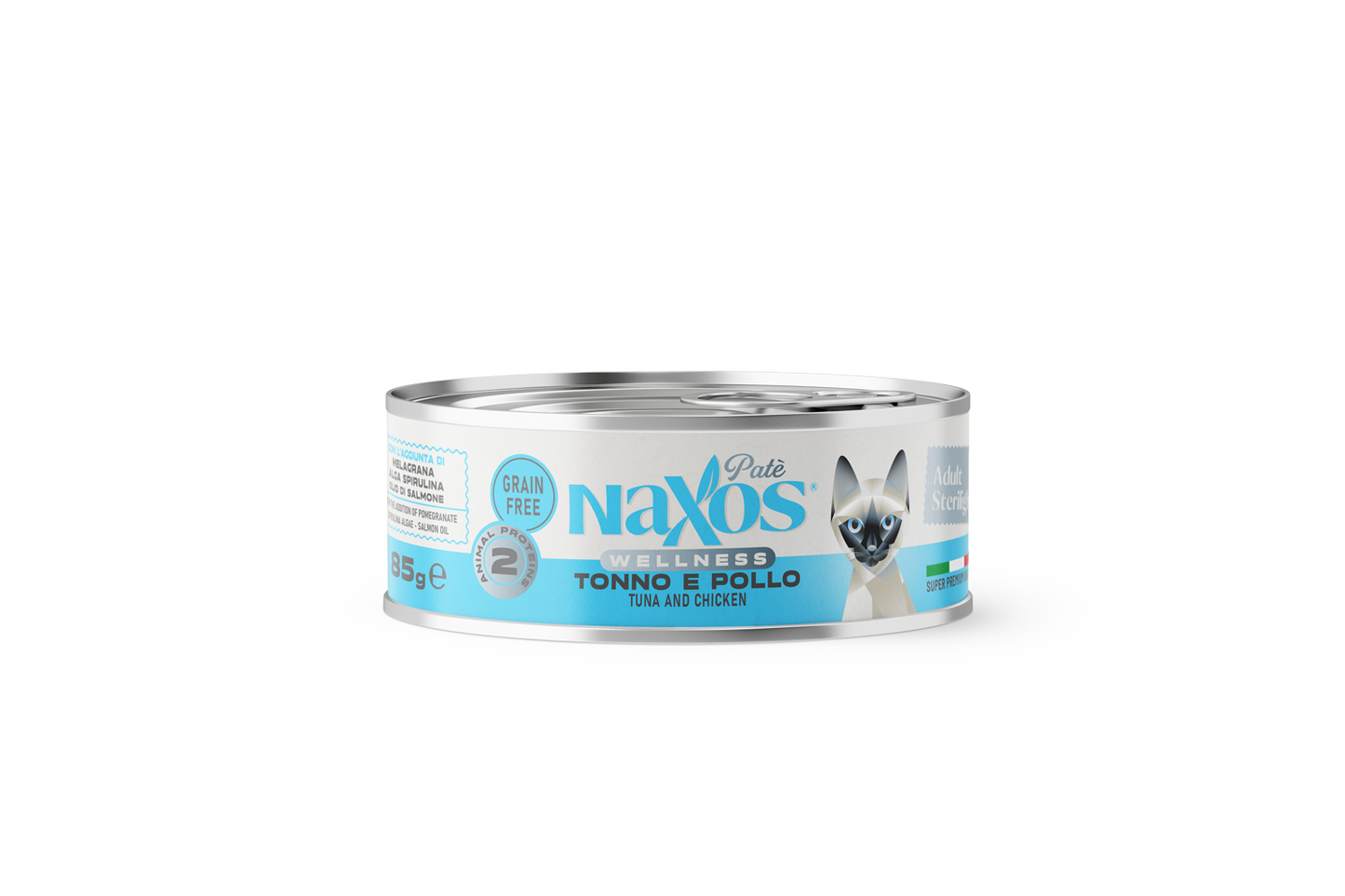 Naxos Gatti Sterilight - Paté tonno e pollo, 85 g
