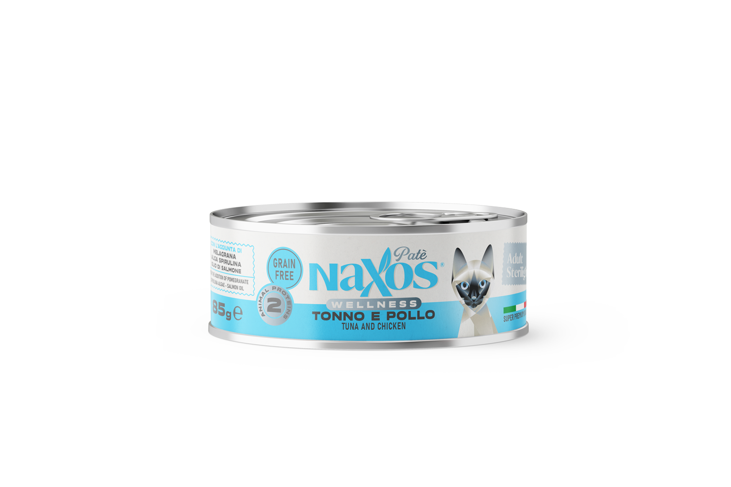 Naxos Gatti Sterilight - Paté tonno e pollo, 85 g