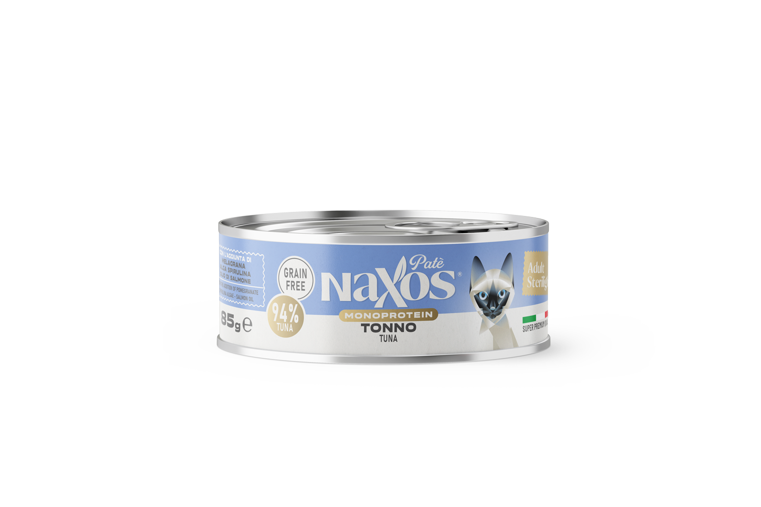 Naxos Gatti Sterilght Monoprotein - Paté di tonno, 85 g