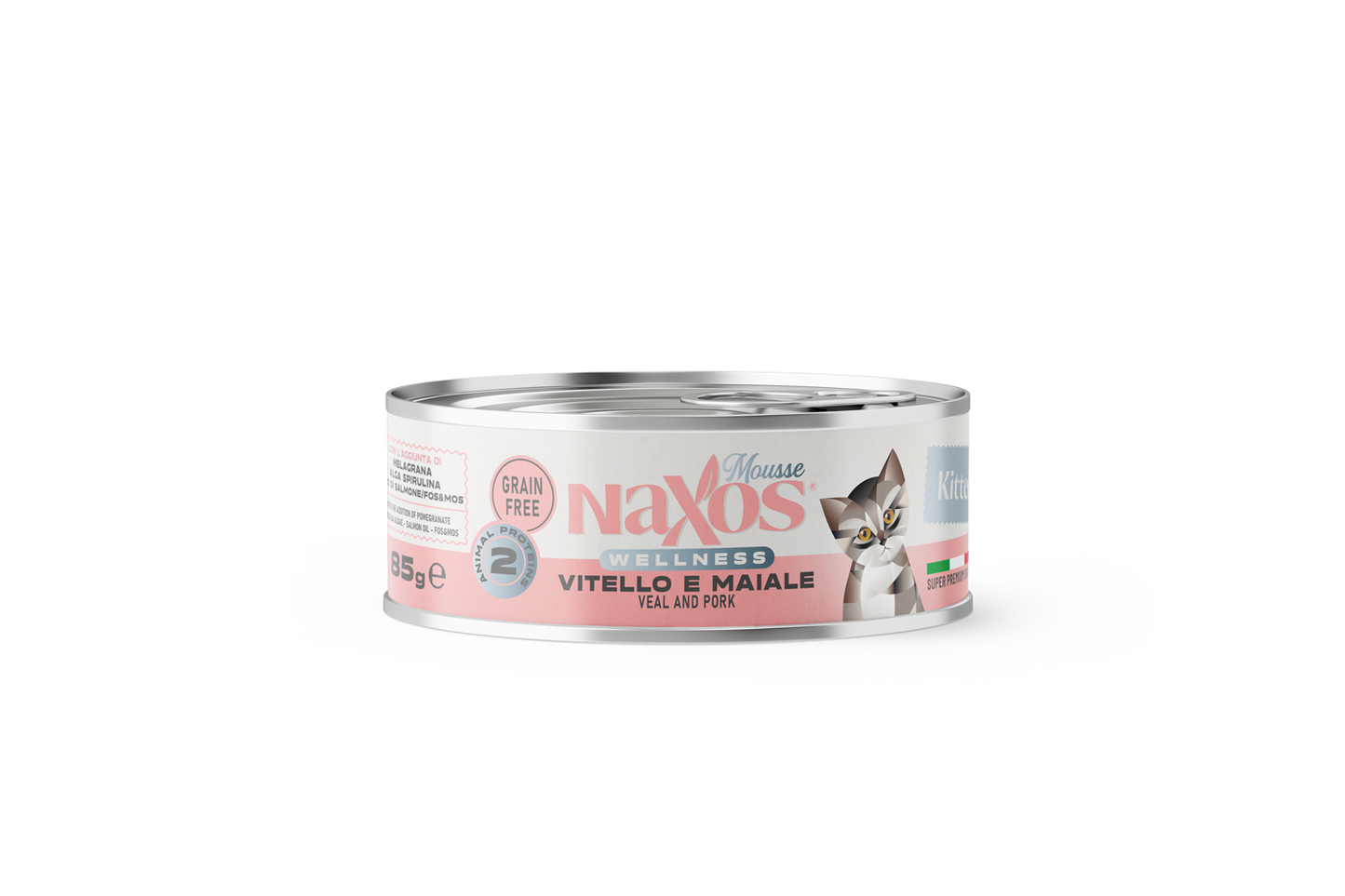 Naxos Gattini - Mousse vitello e maiale, 85 g