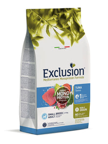 Exclusion Mediterraneo Cane Adult - Tonno – Secco, piccola taglia