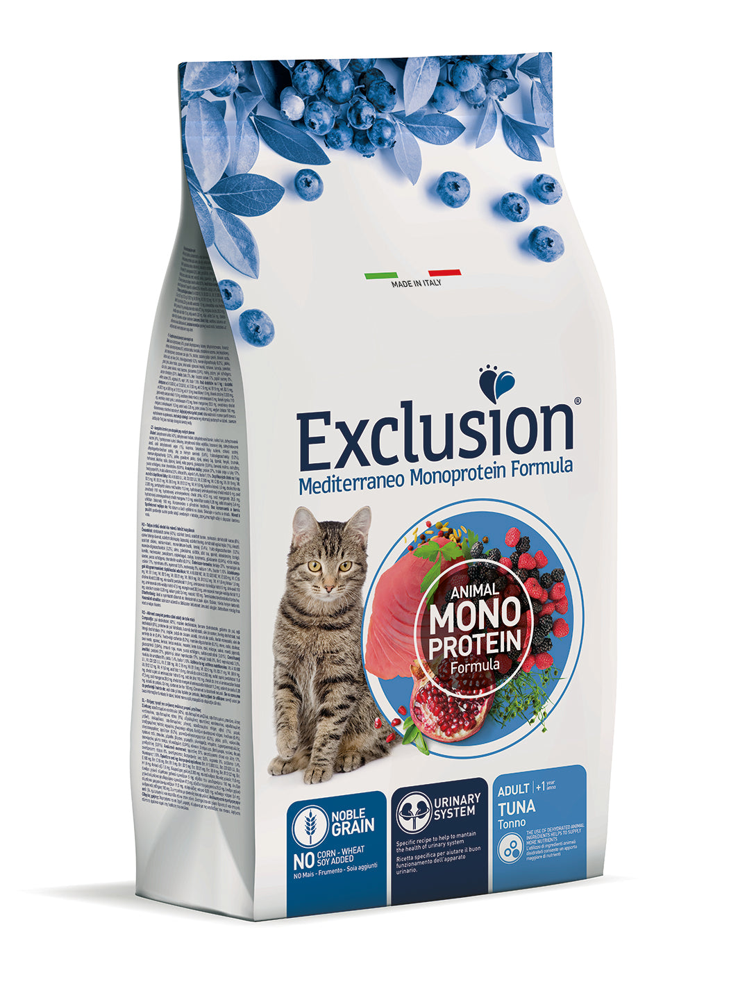 Exclusion Mediterraneo Gatto Adult Tonno – Secco - Tutte le razze