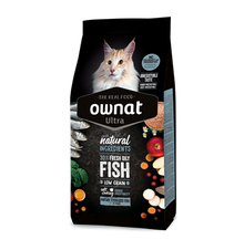 Ownat Gatto - Ultra Mature Sterilized Fish - Crocchette (pesce, multiformato)