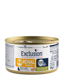 Exclusion Diet Gatto – Renal – Maiale, piselli e riso – Umido