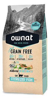 Ownat Gatti - Just Grain Free - Sterilized, al pesce - Crocchette (Multiformato)