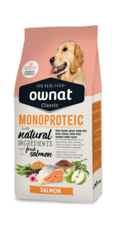 Ownat Cani - Classic Monoproteic Salmon - Crocchette (salmone, multiformato)