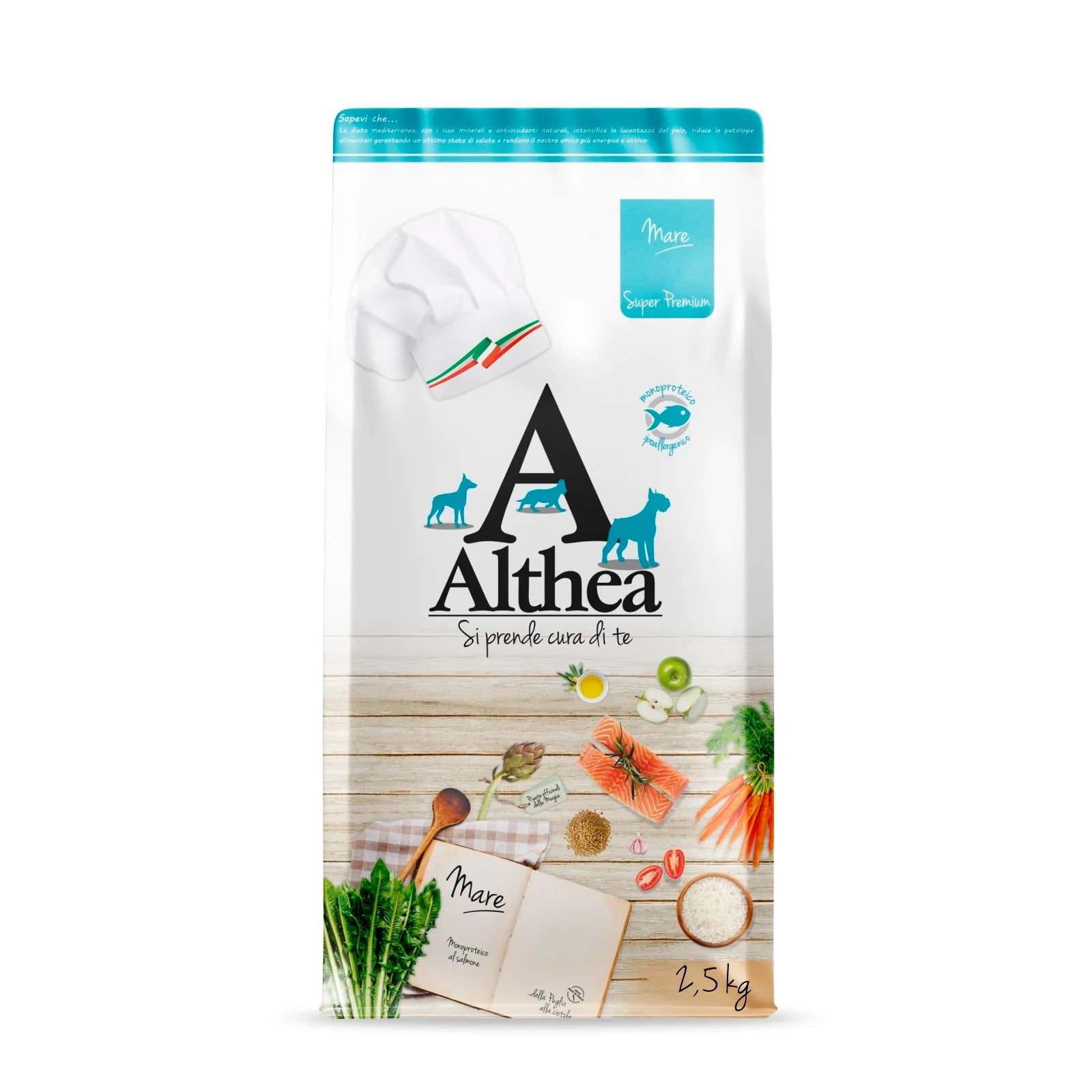 Althea Mare - Crocche monoproteiche - Cani adulti, taglia Media/Grande