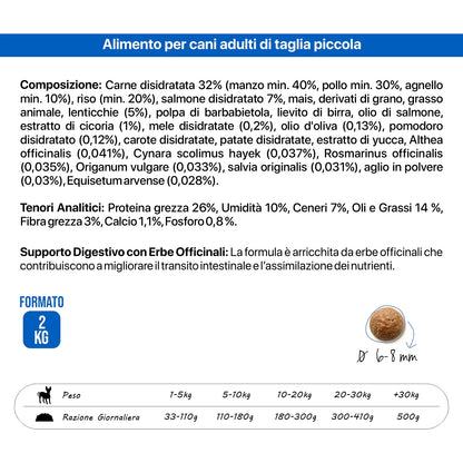 Althea Mare e Monti - Crocchette per cani adulti, taglia Piccola